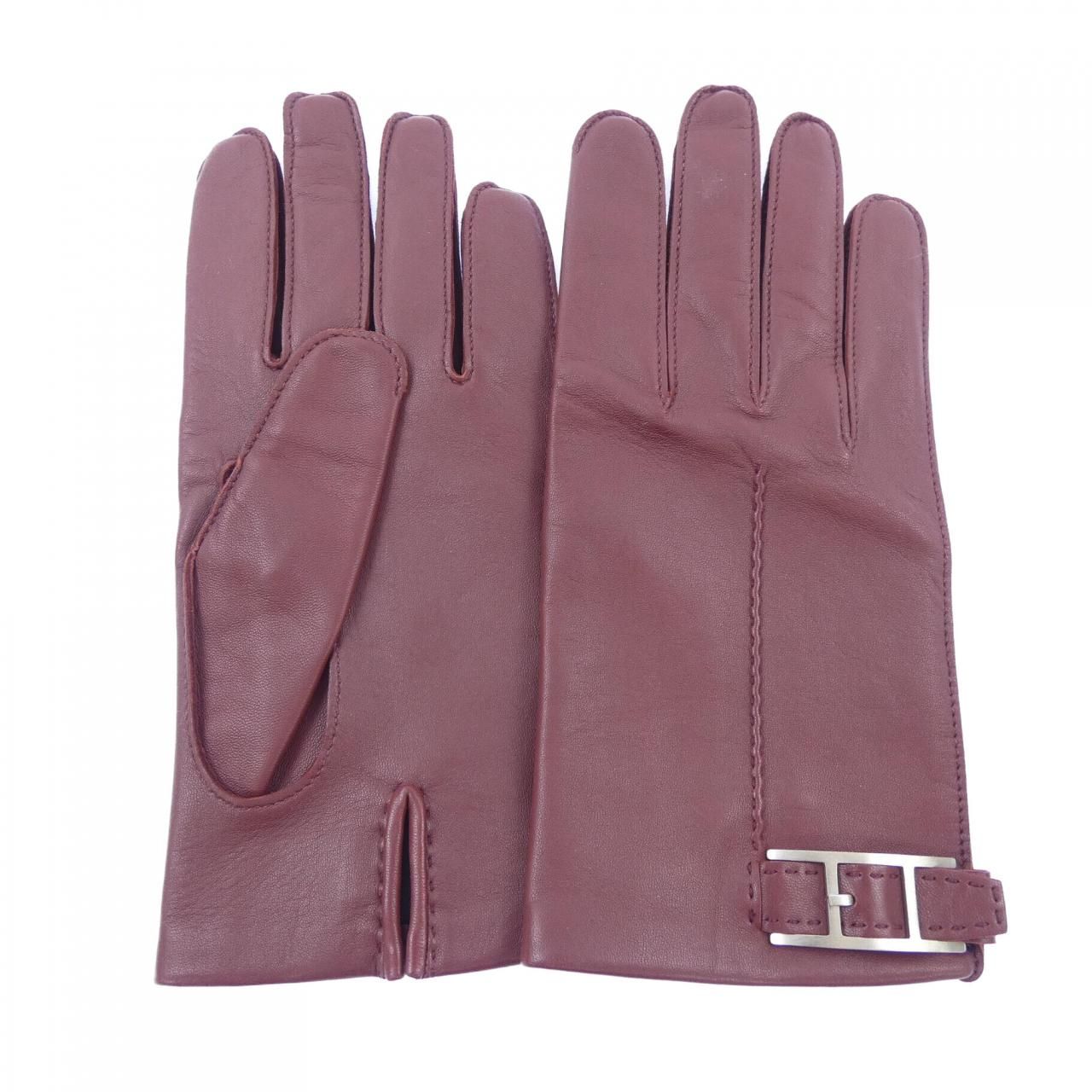 Hermes Glove Red