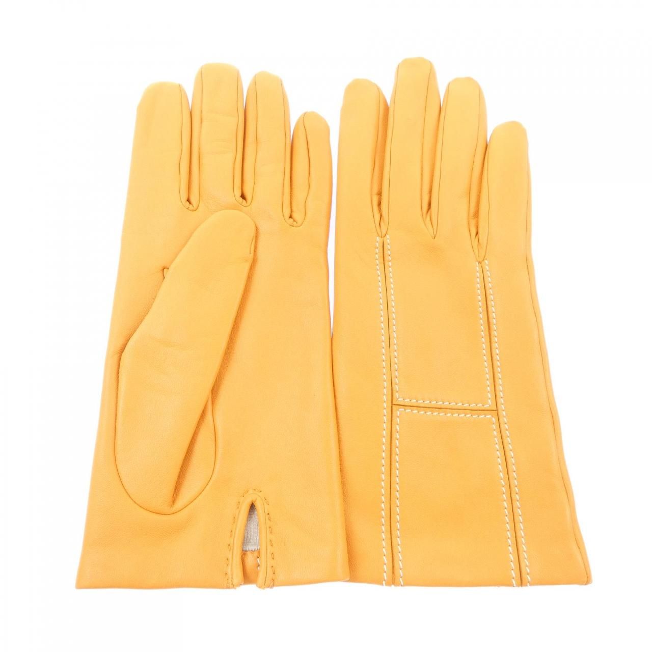 Hermes Glove Orange