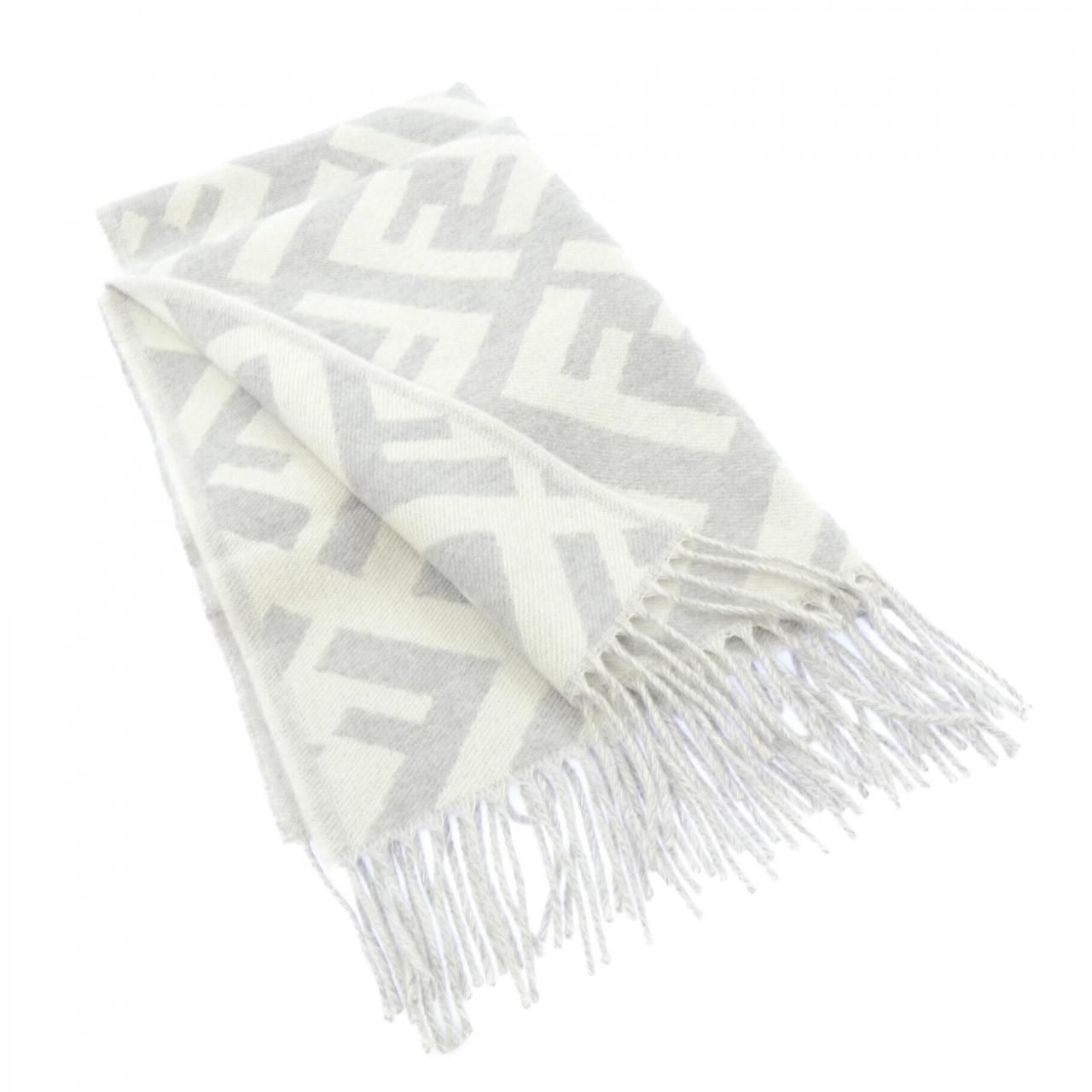 Fendi FF Scarf White