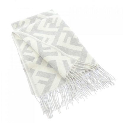 Fendi FF Scarf White