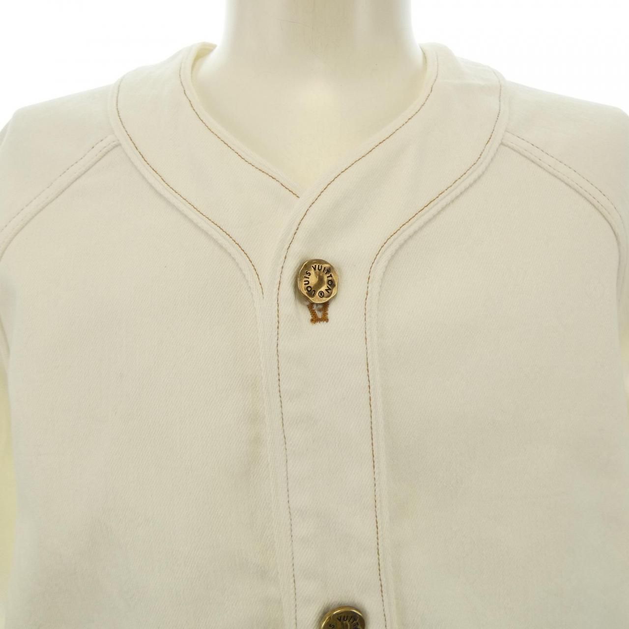 Louis Vuitton Embossed Monogram Baseball Shirt — view 5