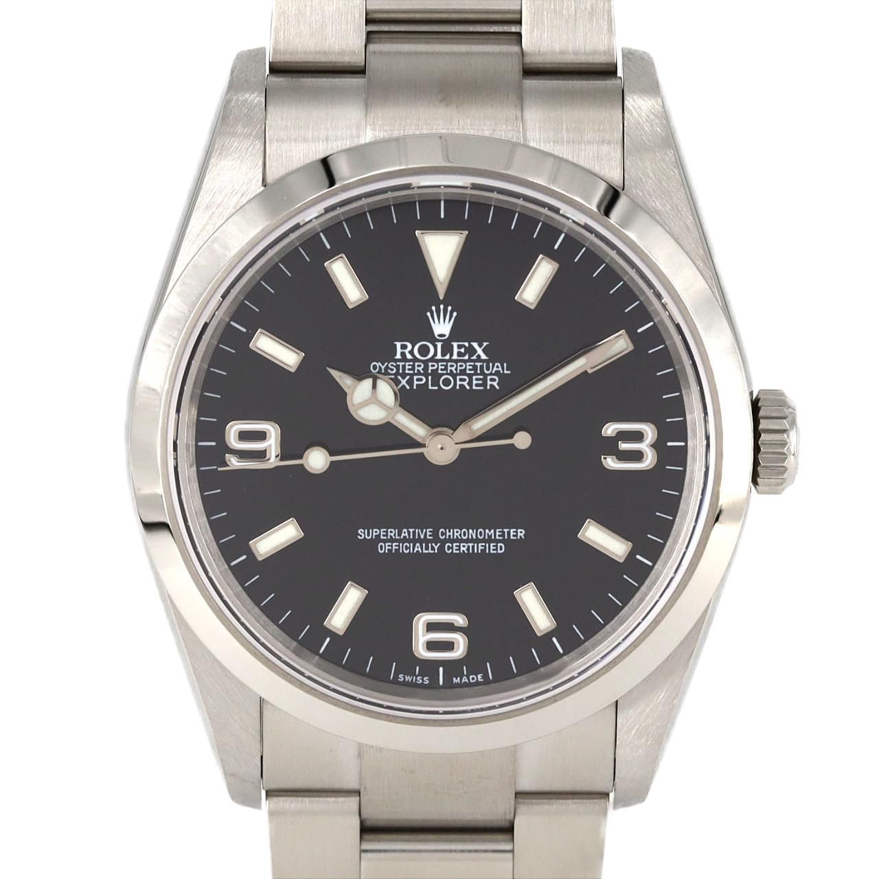 Rolex Explorer-i SS Automatic Winding Number Watch