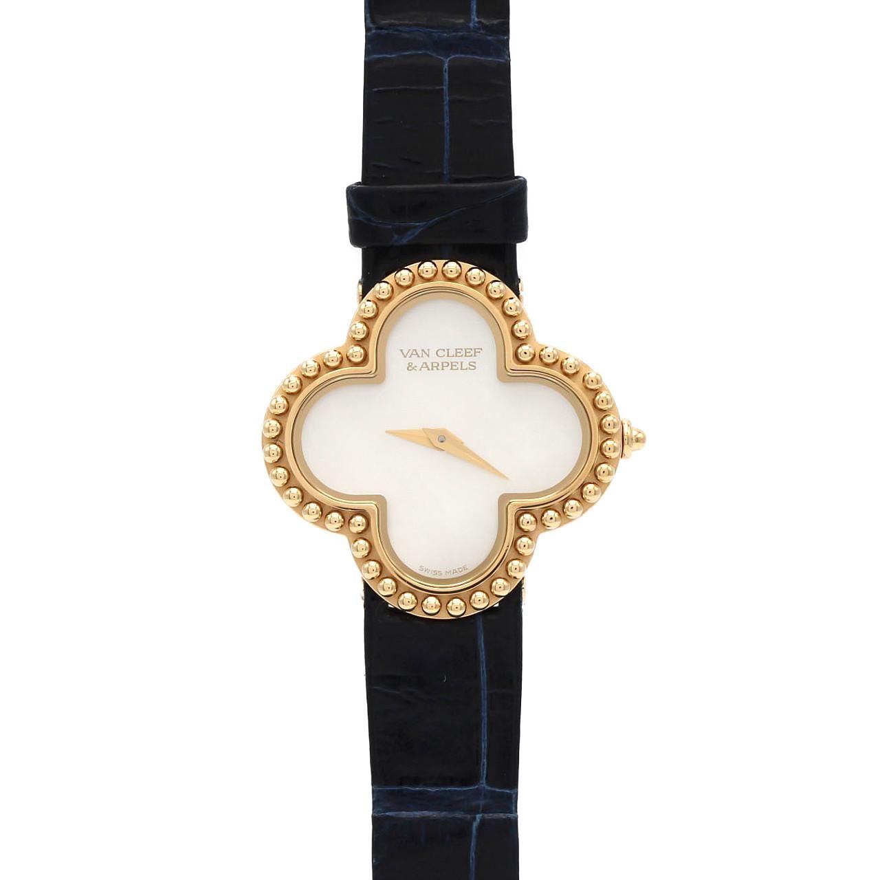 Van Cleef & Arpels Alhambra YG Quartz Watch