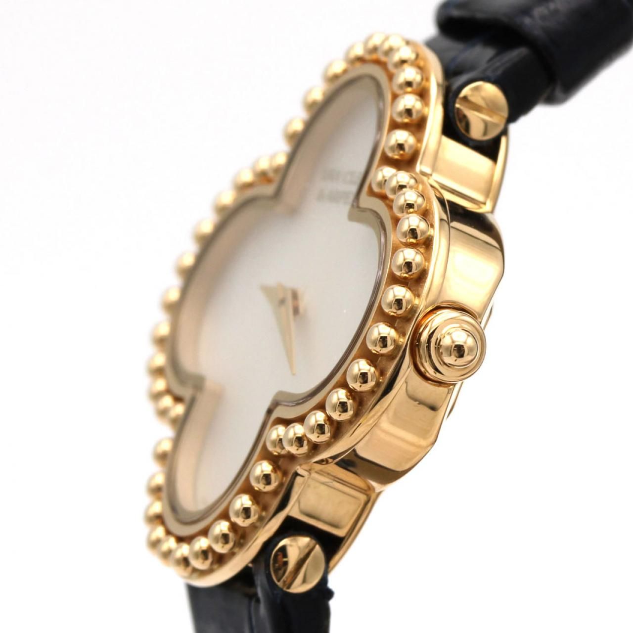 Van Cleef & Arpels Alhambra YG Quartz Watch — view 3