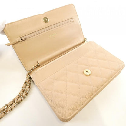 Chanel Chain Shoulder Bag Beige — view 7
