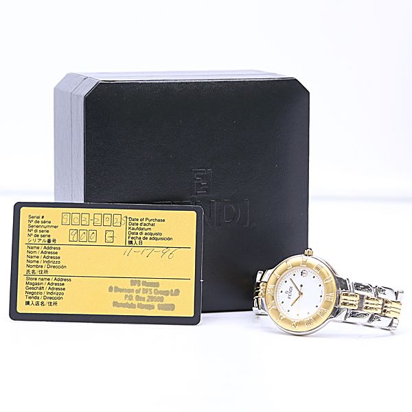 Fendi Quartz White Dial Watch — view 5