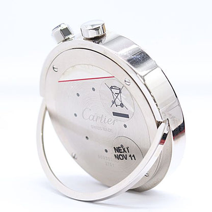 Cartier Travel Clock Quartz Silver Dial Table — view 3