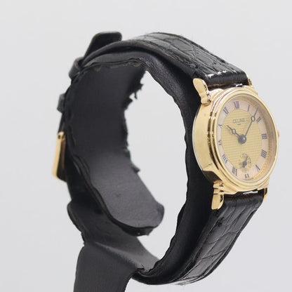 Celine and Quartz Sumoseco Gold Dial Watch Nam — view 2