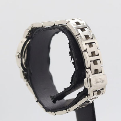 Hermes Clipper Quartz Date White Dial Watch Nam — view 3