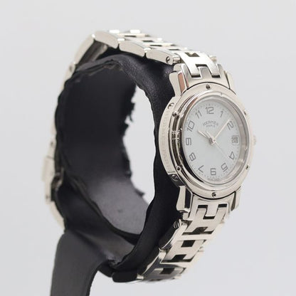 Hermes Clipper Quartz Date White Dial Watch Nam — view 2