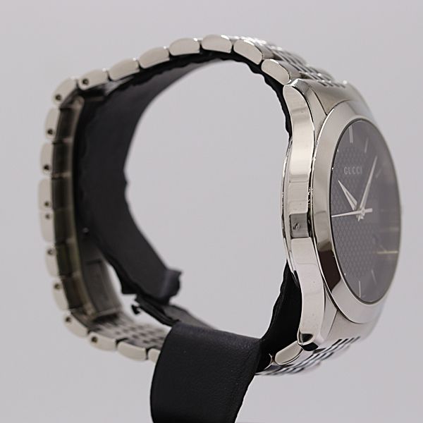 Gucci Timeless 126.4 Date Quartz Black Dial Watch Mtm — view 2