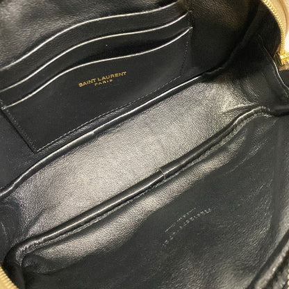 Saint Laurent Paris Mini Shoulder Bag Beige Chain Tassel Leather — view 7