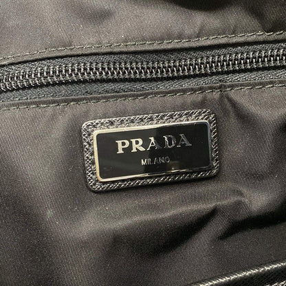 Prada Backpack Black Navy Multi — view 8
