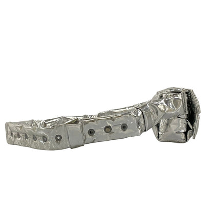 Bottega Veneta Waist Pouch the Padded Tech Cassette Maxi Intrecciato Silver — view 2