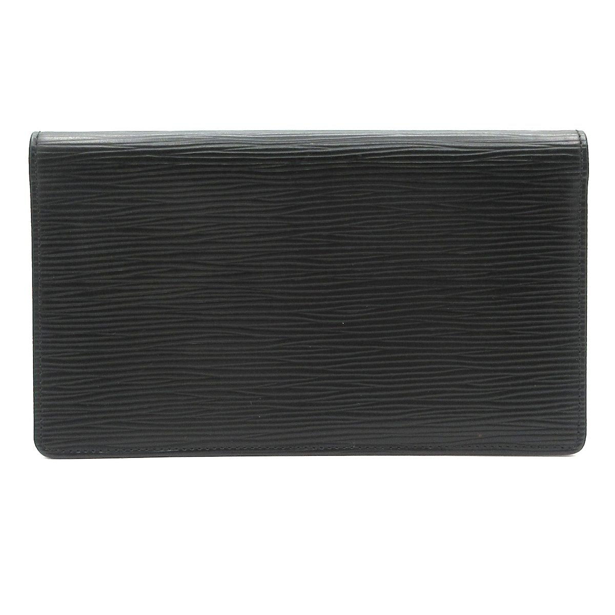 Louis Vuitton Wallet Epi Noir Check Case Leather — view 2