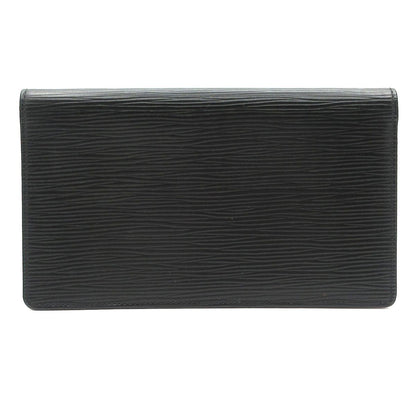 Louis Vuitton Wallet Epi Noir Check Case Leather — view 2