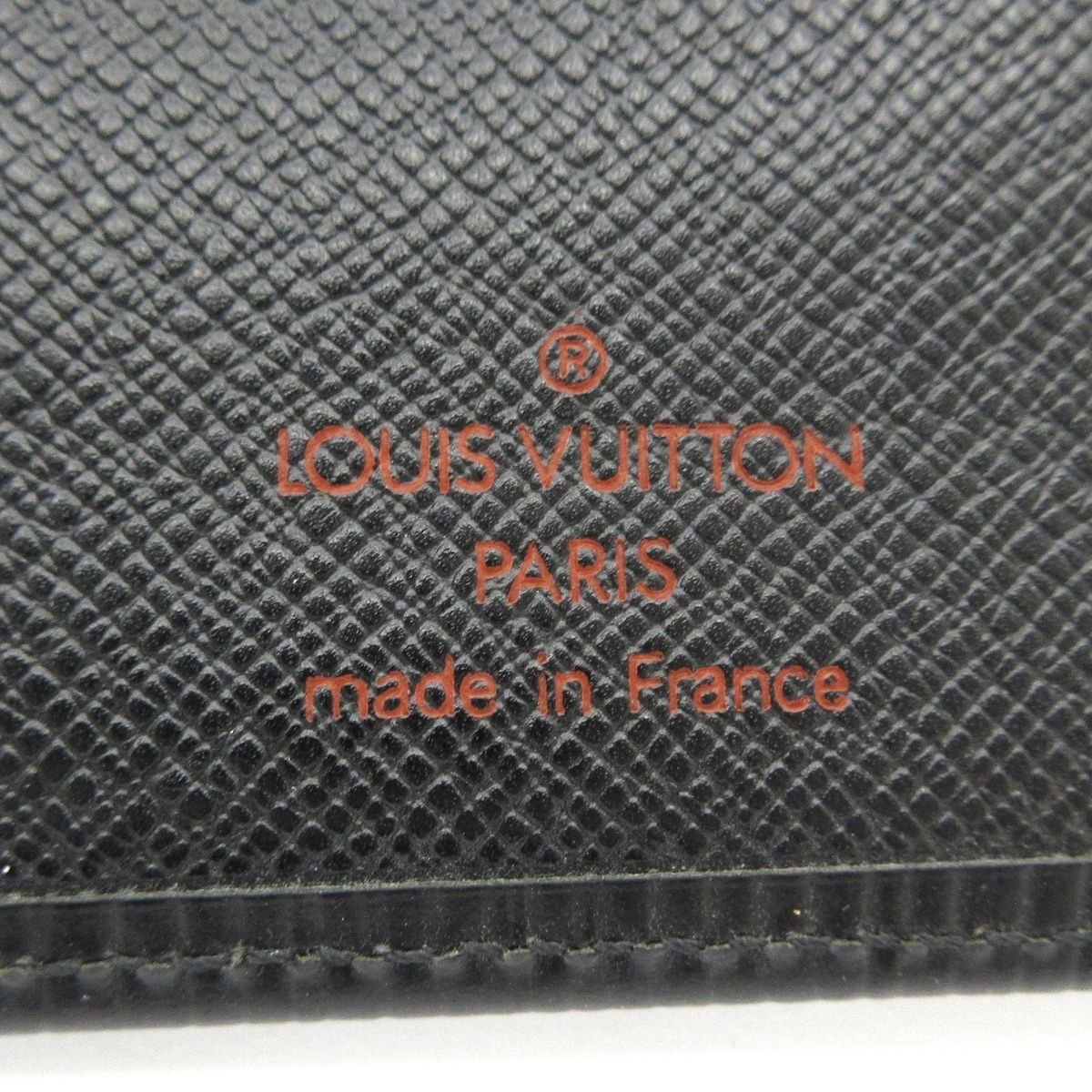 Louis Vuitton Wallet Epi Noir Check Case Leather — view 4