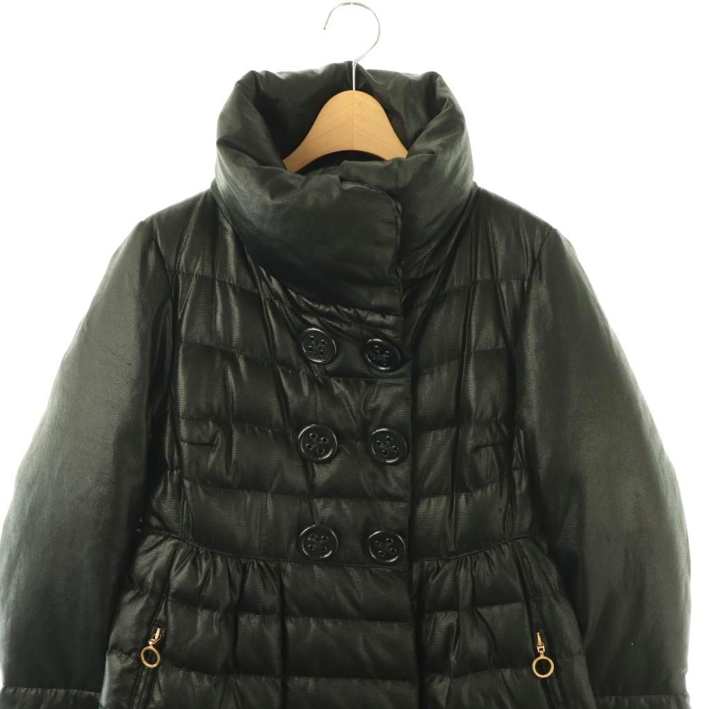 Moncler Premier Johanna Down Jacket Coat Double 1 Black ES — view 4