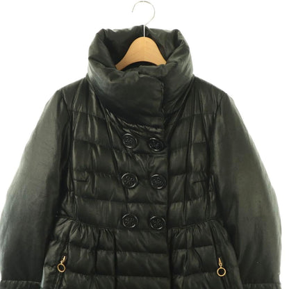 Moncler Premier Johanna Down Jacket Coat Double 1 Black ES — view 4
