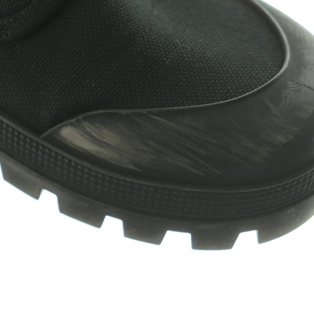 Celine Triomphe Canvas High Cut Sneakers Shoes 39 Black — view 8