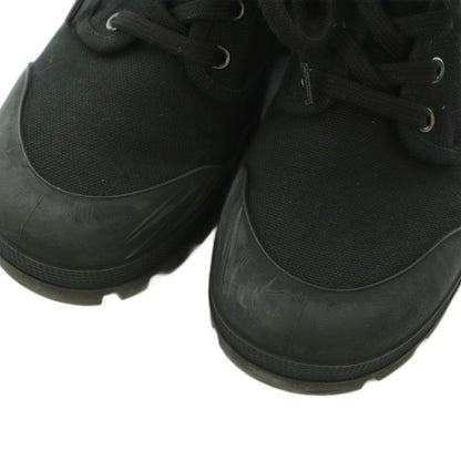 Celine Triomphe Canvas High Cut Sneakers Shoes 39 Black — view 4
