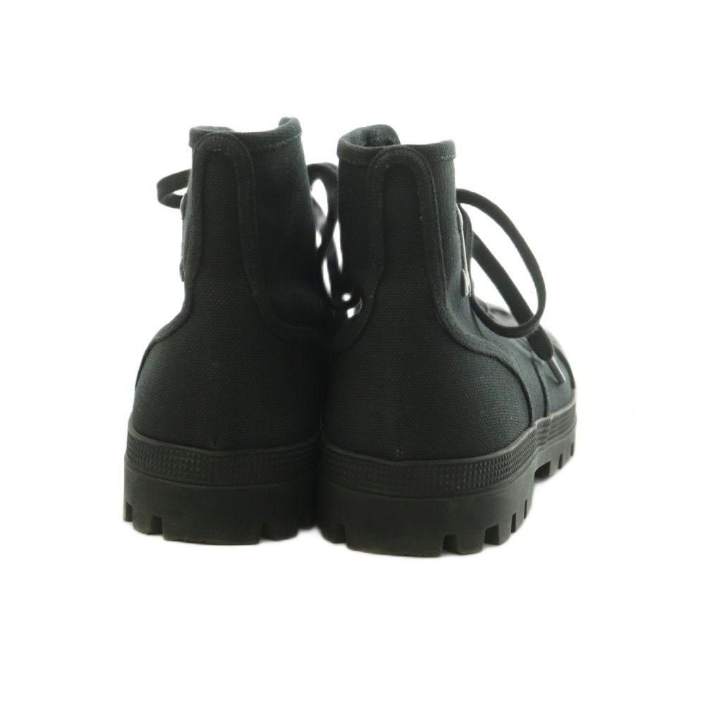 Celine Triomphe Canvas High Cut Sneakers Shoes 39 Black — view 3