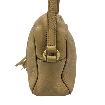 Gucci Shoulder Bag Soho Beige Tassel Leather — view 4