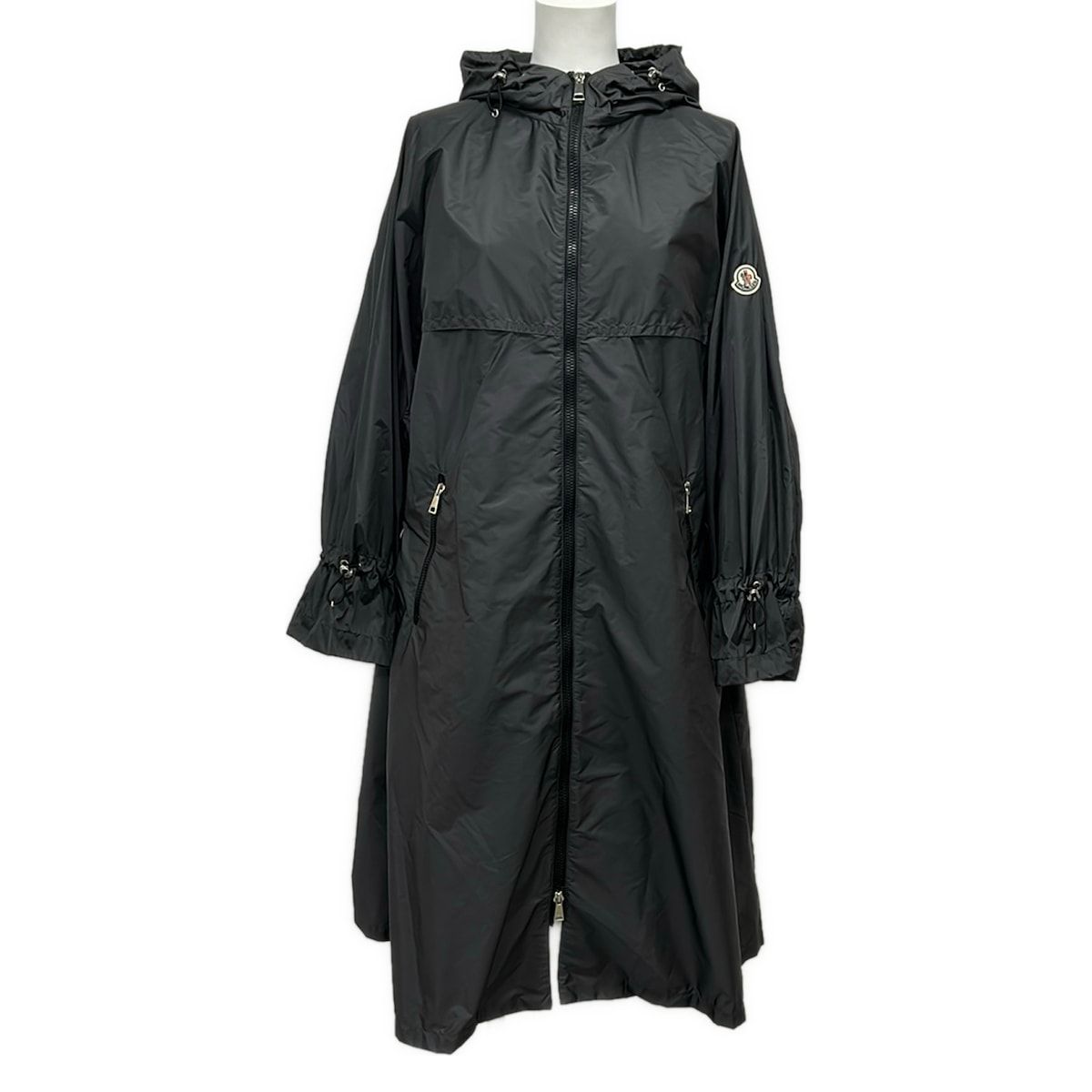 Moncler Coat 0 XS Washington Dark Gray Long Sleeve Zip Up Spring Autumn