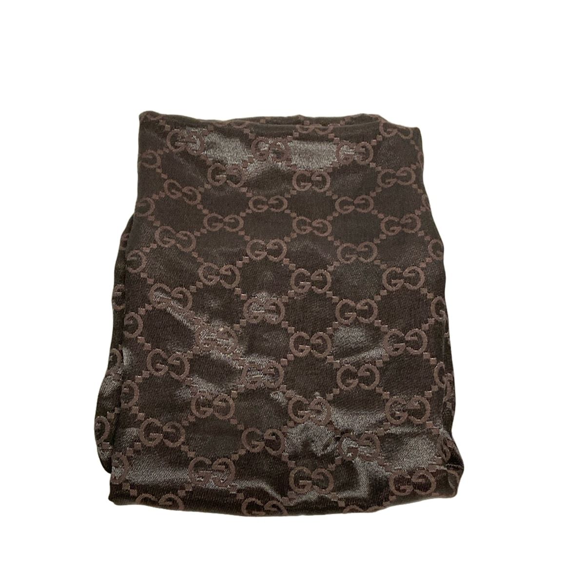 Gucci Tote Eclipse Beige Dark Brown Leather — view 8