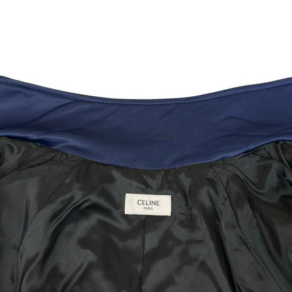 Celine Jersey Tracks Jacket Navy White Long Sleeve Zip Up Spring Autumn — view 8