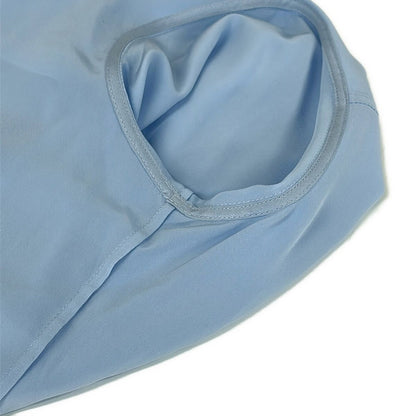 Louis Vuitton Long Sleeve Shirt Blouse 36 Lavalier Akm Ice Blue Silk — view 8