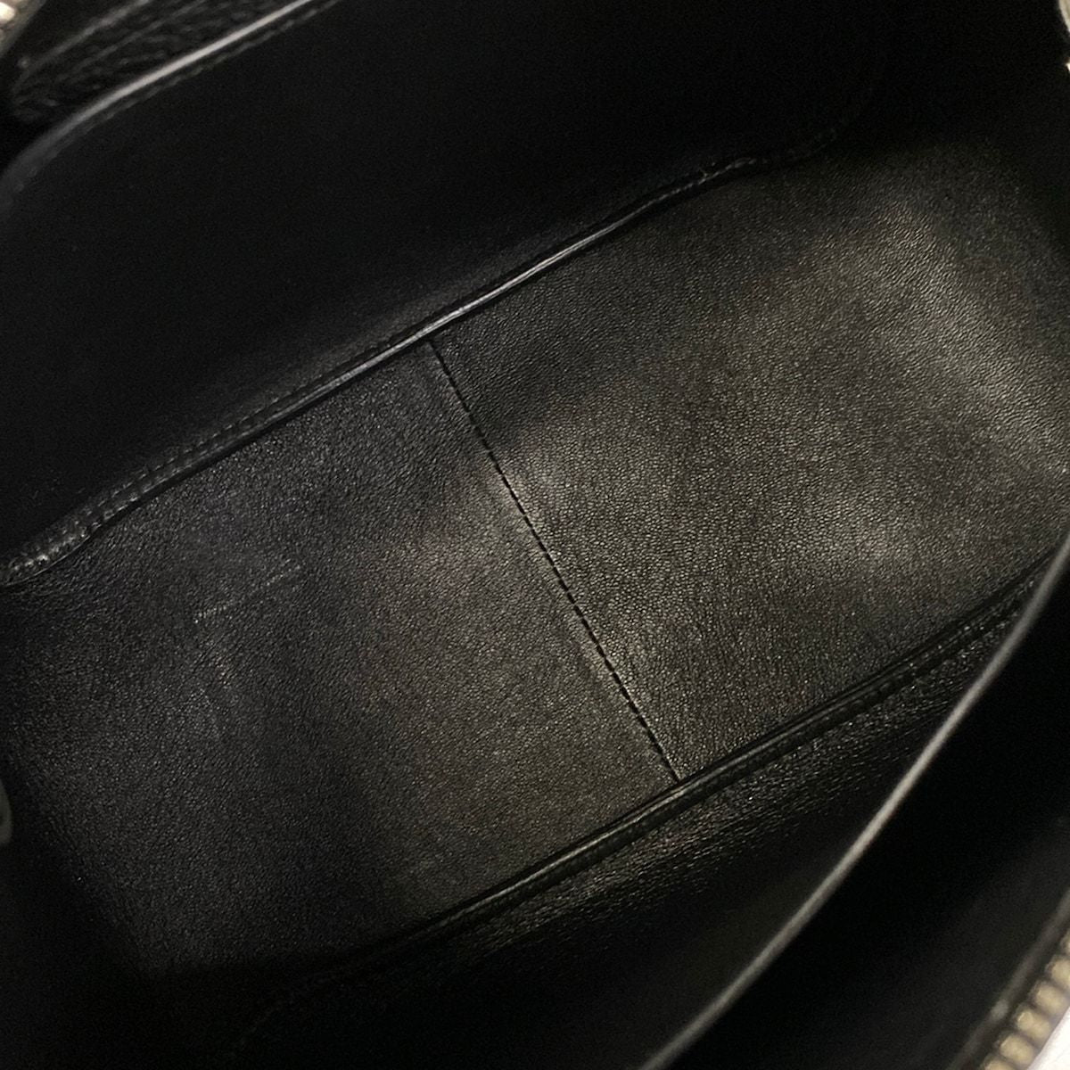 Prada Handbag Full Vitello Daino Soft Leather Mini Black — view 7