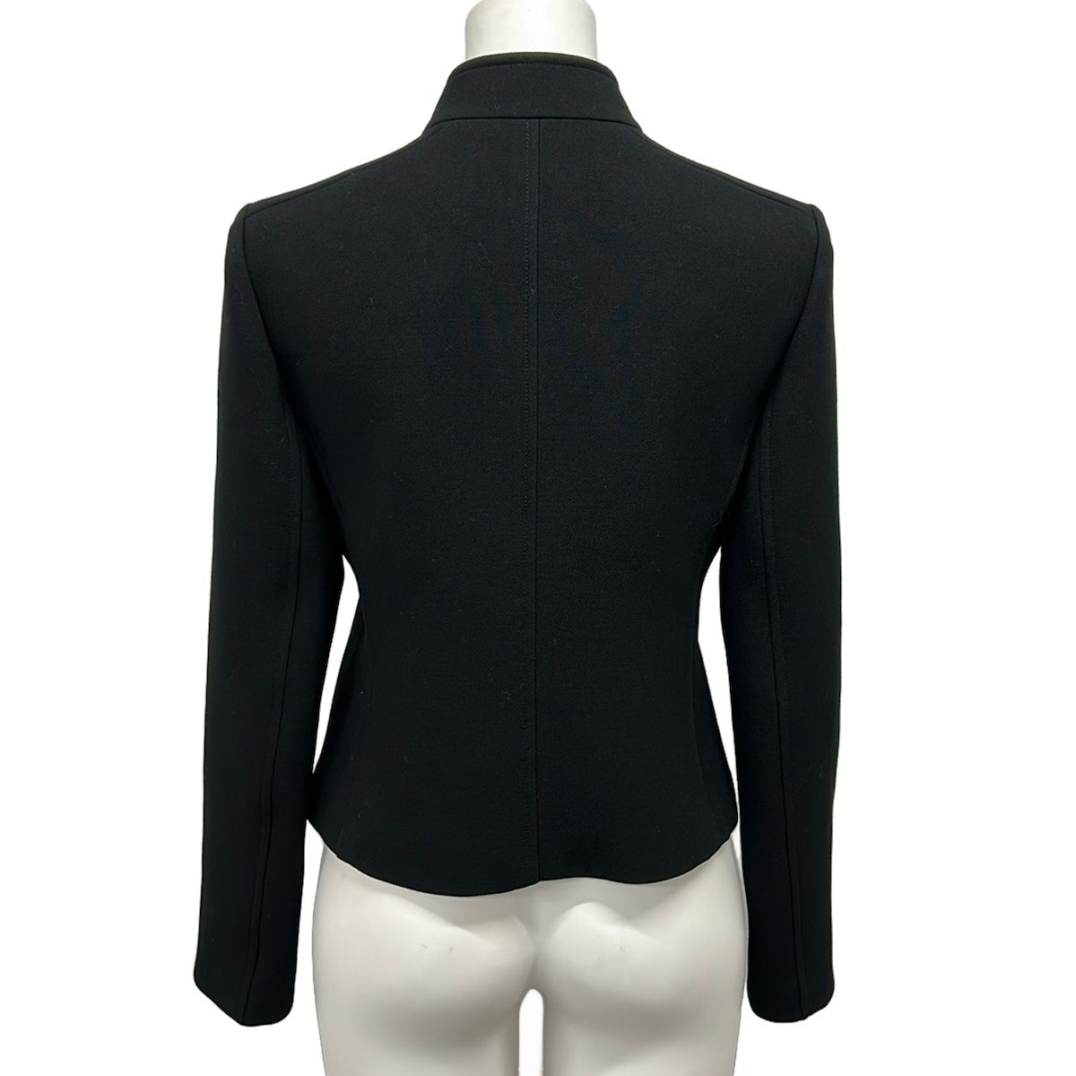 Louis Vuitton Jacket 36 LV Button Officer Uvf Black Long Sleeve Spring Autumn — view 2