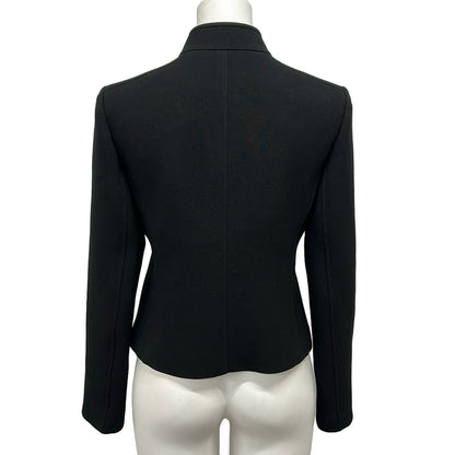 Louis Vuitton Jacket 36 LV Button Officer Uvf Black Long Sleeve Spring Autumn — view 2
