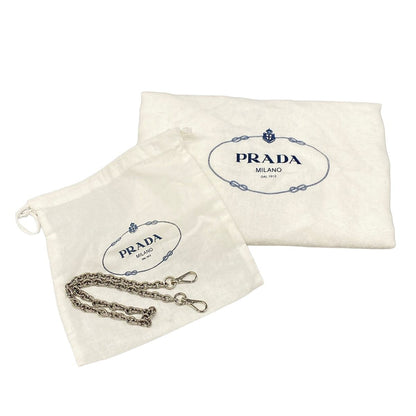 Prada Shoulder Bag Edition Re-Nylon Beige Strap Removable — view 8
