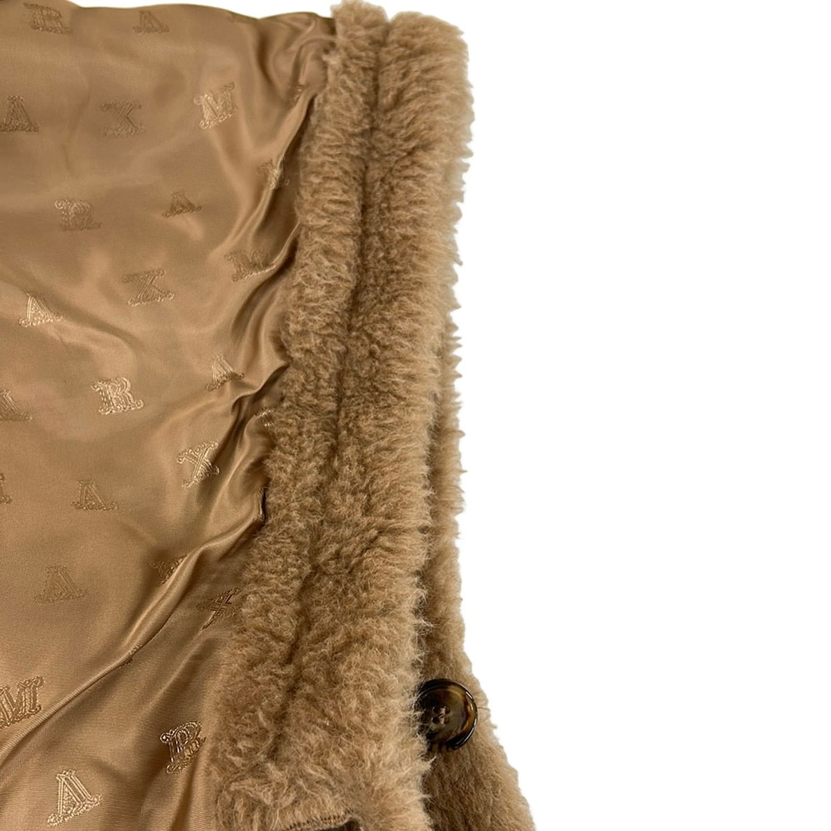 Max Mara Poncho SM Teddy Bear Cape Brown Winter Alpaca — view 6