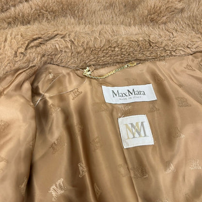 Max Mara Poncho SM Teddy Bear Cape Brown Winter Alpaca — view 7