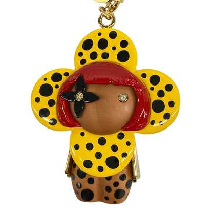 Louis Vuitton Key Holder Yayoi Kusama Porte Cles Vivienne Infinity Dot — view 4