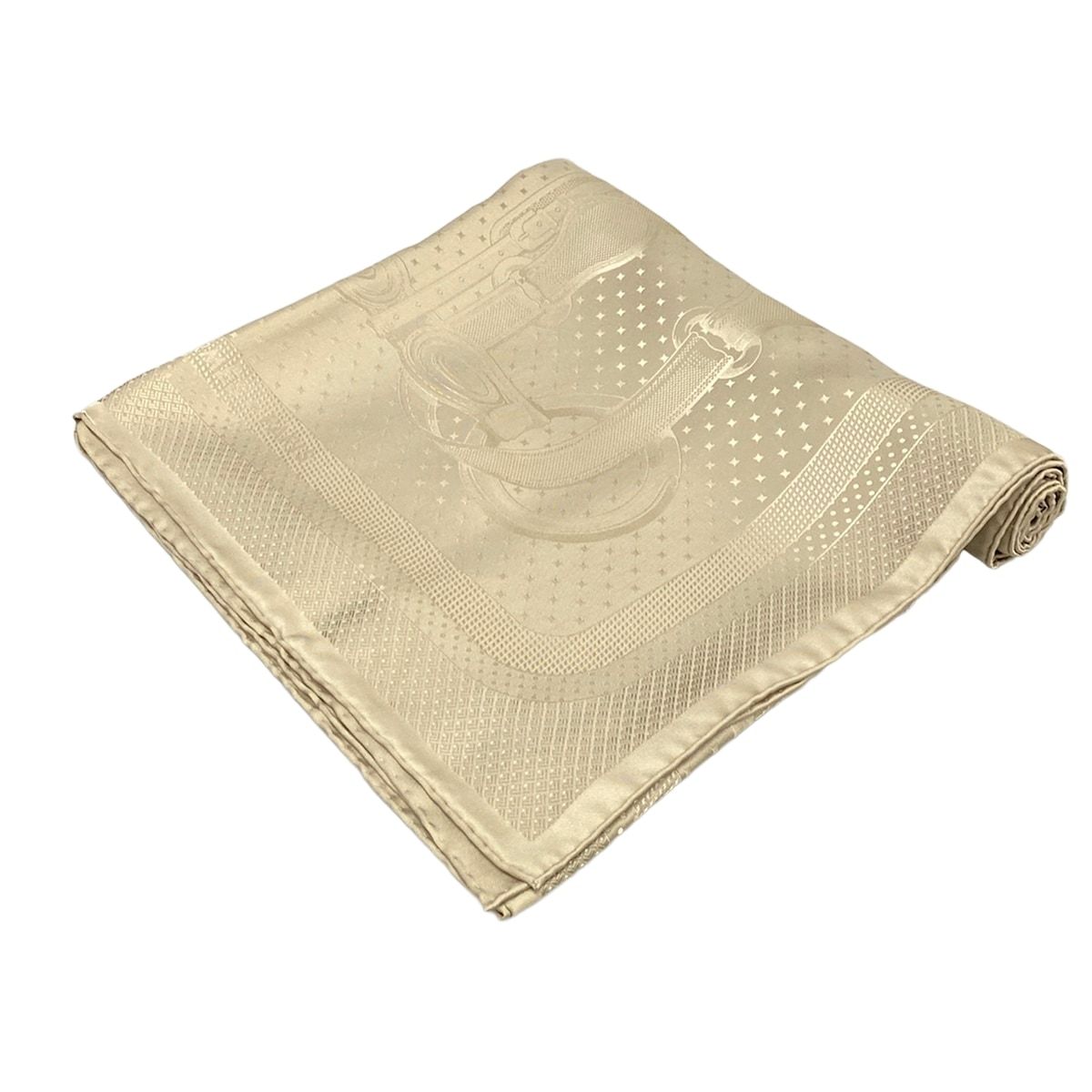Hermes Scarf Carre Jacquard Coaching Linen Large Silk