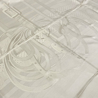 Hermes Scarf Carre Jacquard Coaching Linen Large Silk — view 3