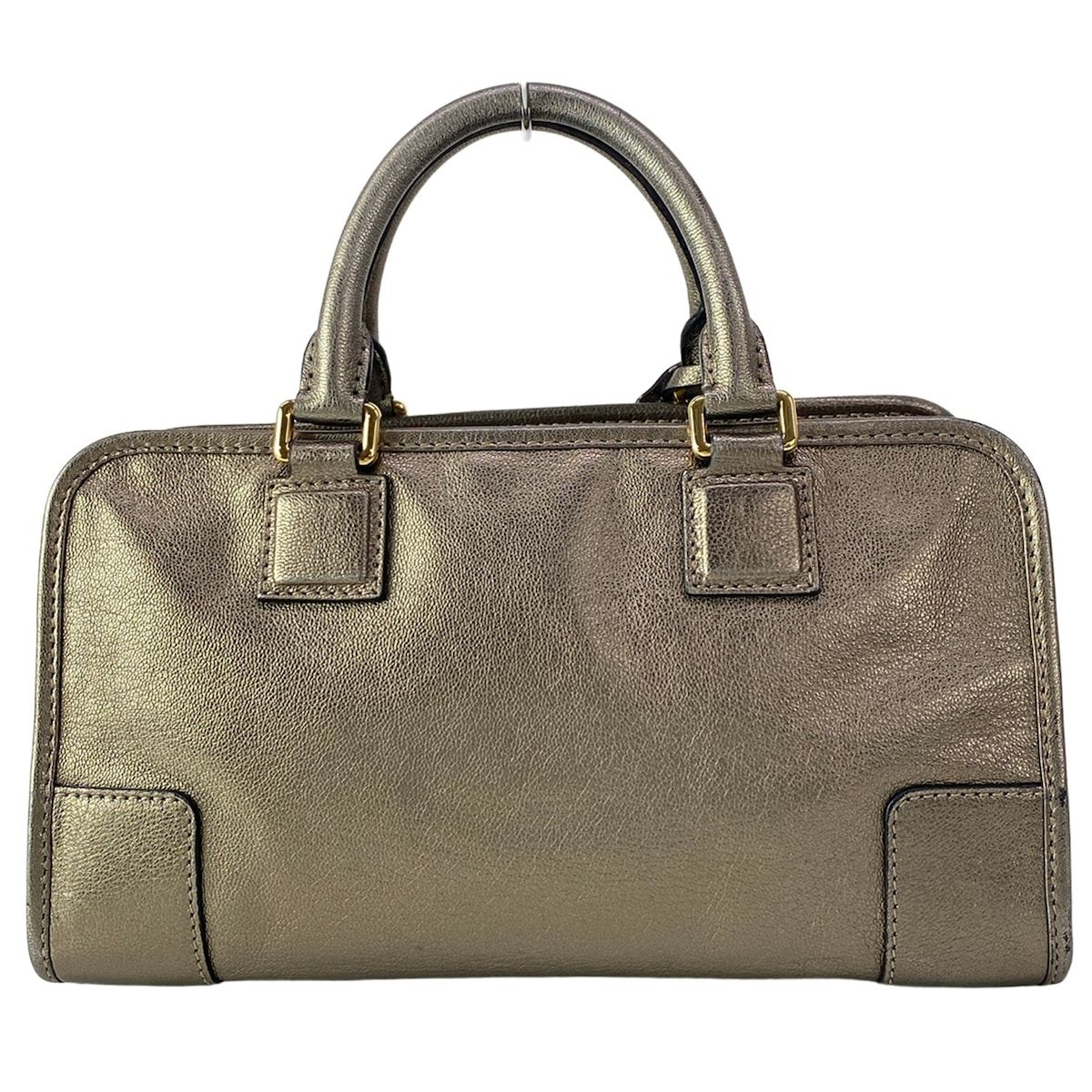 Loewe Handbag Amazona 28 Gold Leather — view 3