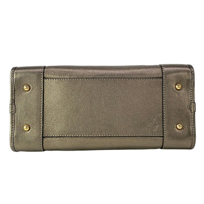 Loewe Handbag Amazona 28 Gold Leather — view 5