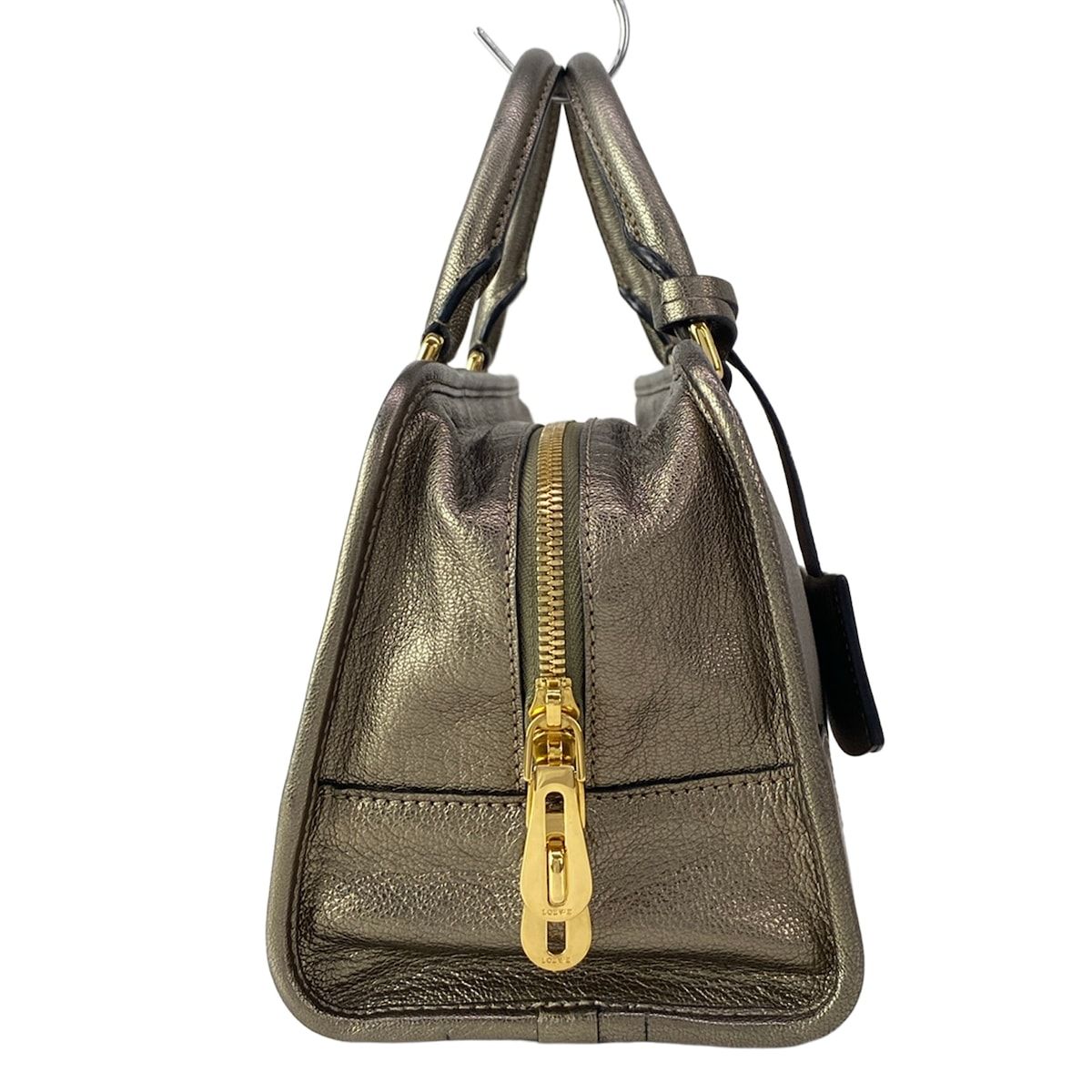 Loewe Handbag Amazona 28 Gold Leather — view 2
