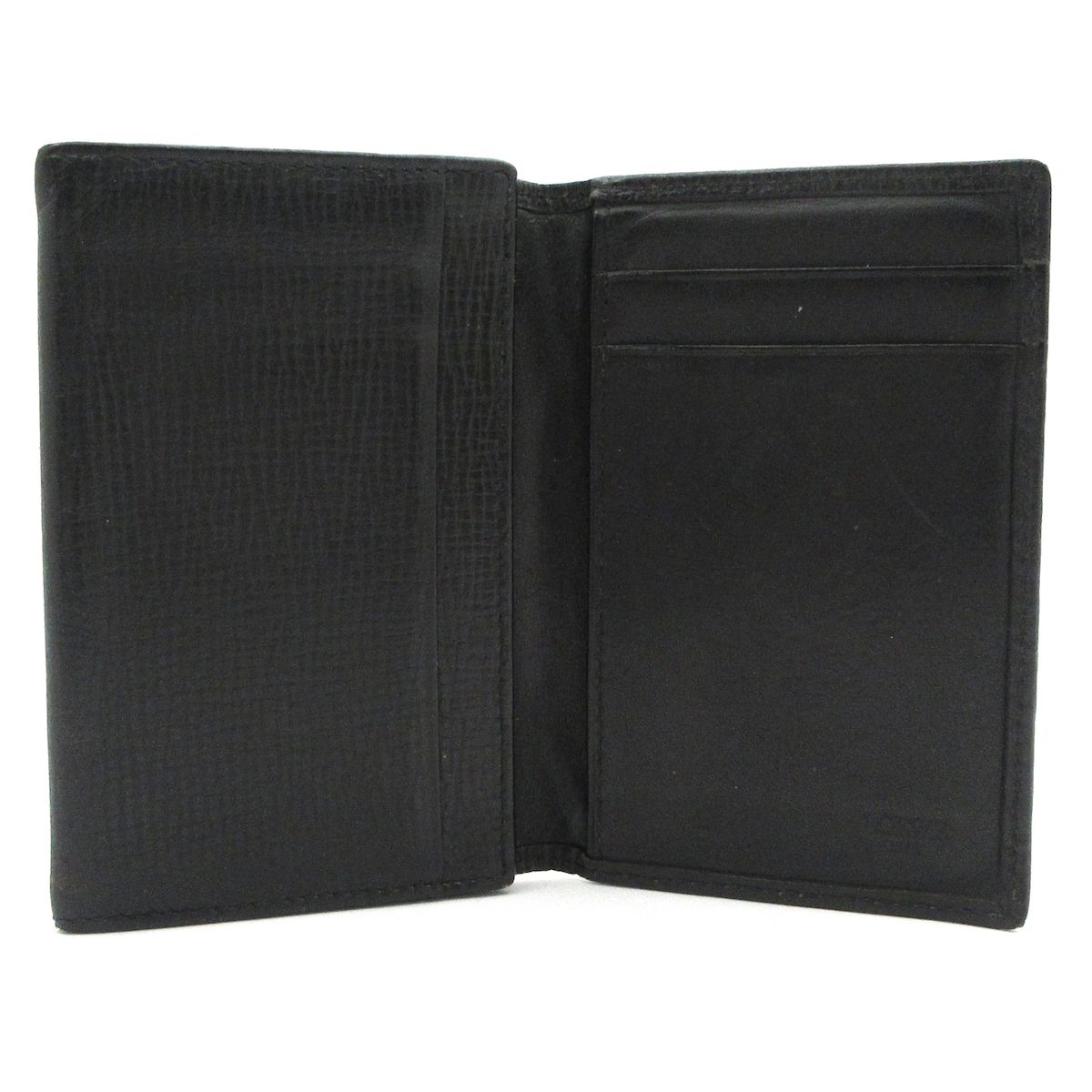 Loewe Business Card Holder Black Leather — view 3