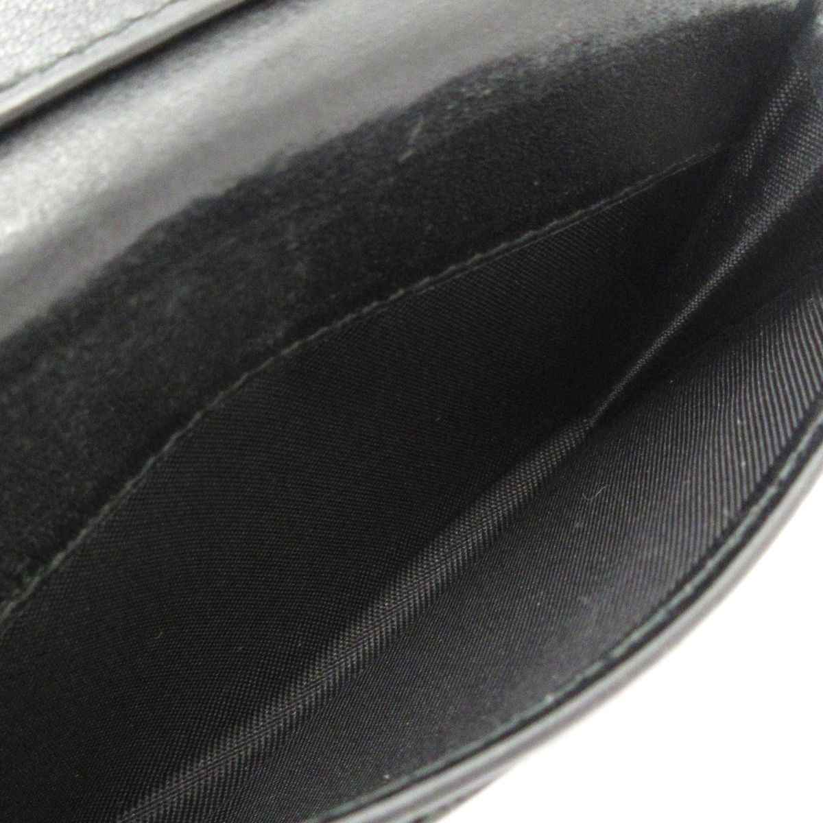 Loewe Business Card Holder Black Leather — view 4