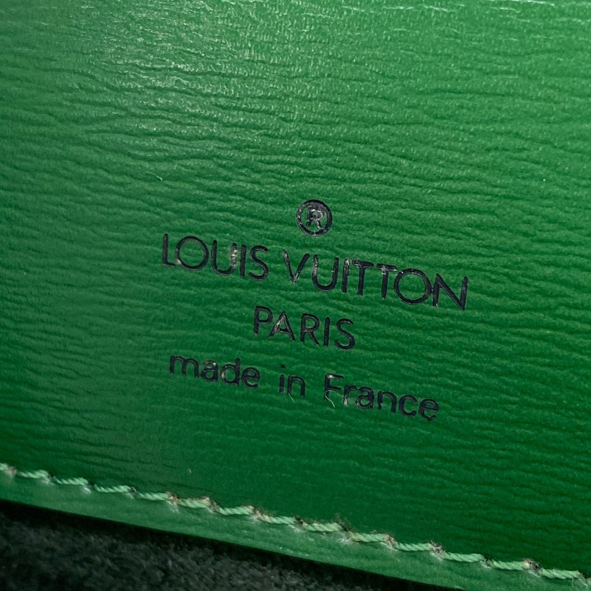 Louis Vuitton Shoulder Bag Epi Buci Borneo Green Leather — view 8