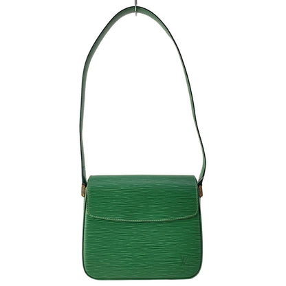 Louis Vuitton Shoulder Bag Epi Buci Borneo Green Leather