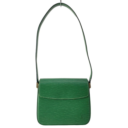 Louis Vuitton Shoulder Bag Epi Buci Borneo Green Leather