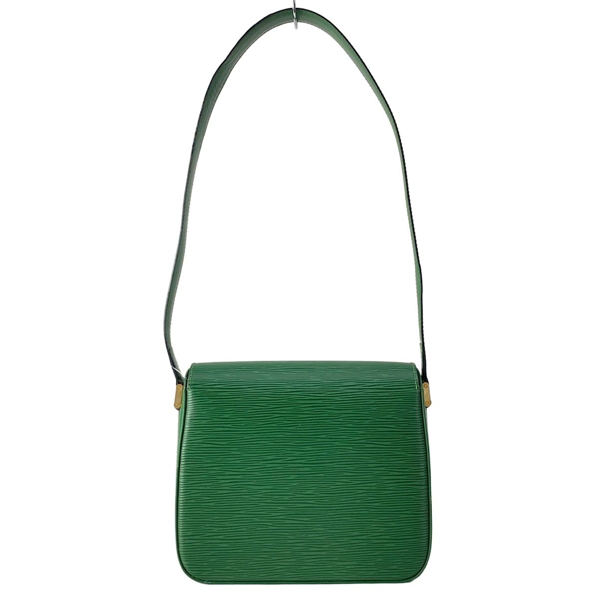 Louis Vuitton Shoulder Bag Epi Buci Borneo Green Leather — view 3