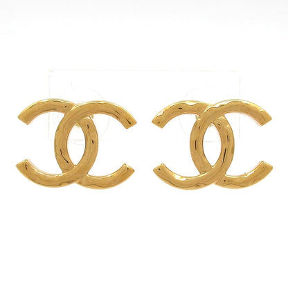 Chanel Earrings CC Logo Gold